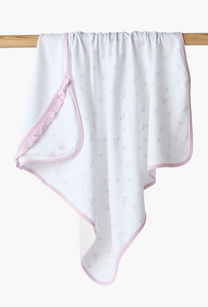 Juniors Receiving Blanket with Floral Print-undefined-image-1