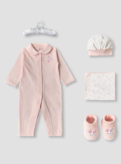 Set of 5 Juniors Clothing Gift Set with Print-baby-girls-clothing-setsandcoords-image-2