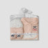 Set of 5 Juniors Clothing Gift Set with Print - Orange / 0-6 mths
