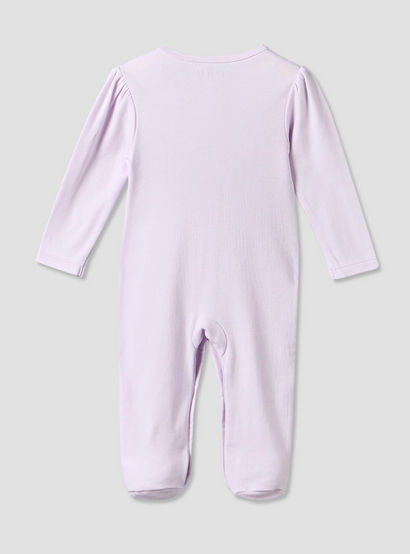 Juniors Cotton Crew Neck Long Sleeves Sleepsuit with Dinosaur Applique-baby-girls-clothing-nightwear-sleepsuits-image-2