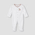 Juniors Horse Applique Sleepsuit with Long Sleeves and Button Closure - Brown / 12-18 mths