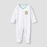 Juniors Round Neck Sleepsuit with Closed Feet - Cotton - Long Sleeves-undefined-image-1