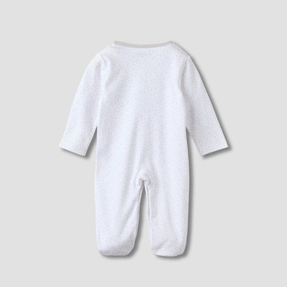 Juniors Sheep Embroidered Sleepsuit with Long Sleeves