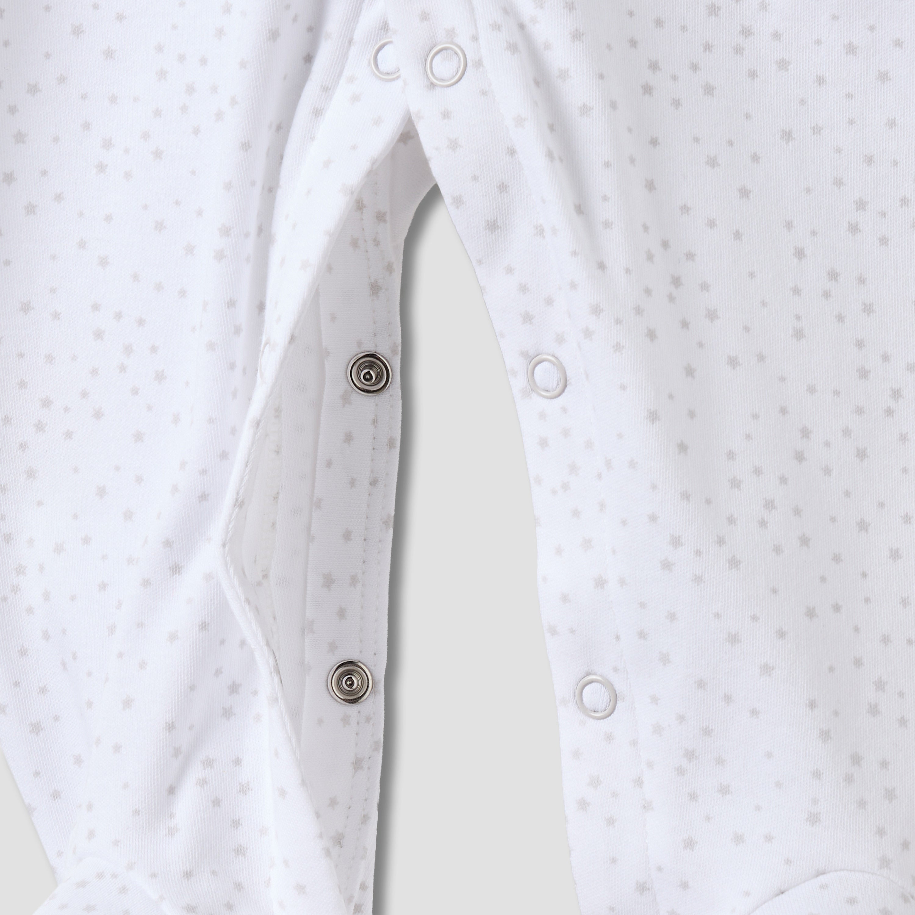 Juniors Sheep Embroidered Sleepsuit with Long Sleeves