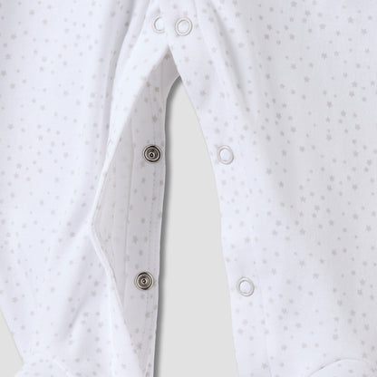 Juniors Sheep Embroidered Sleepsuit with Long Sleeves