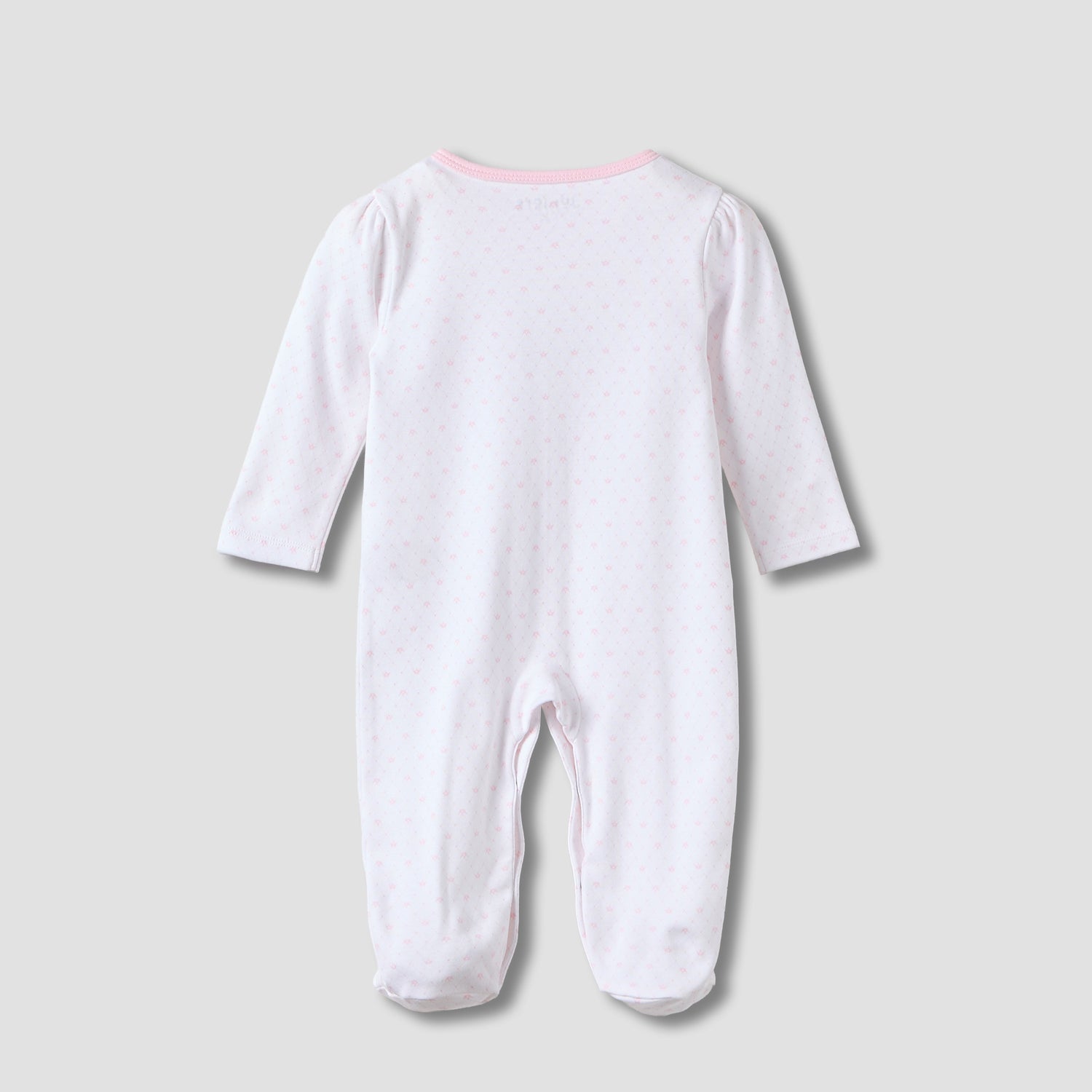 Juniors Swan Embroidered Sleepsuit with Long Sleeves