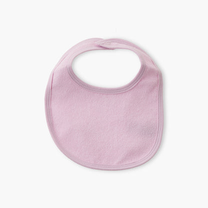 Pack of 5 Juniors Baby Bib with Snap Button Closure