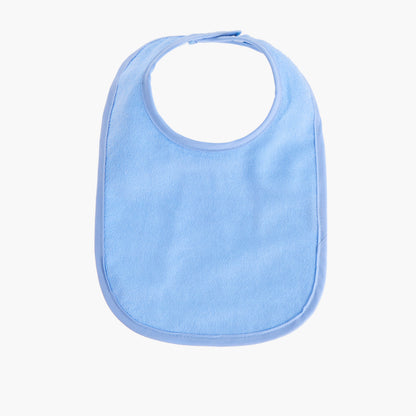 Juniors Solid Terry Bib with Hook and Loop Closure - Set of 5