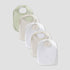 Pack of 5 Juniors Baby Bib with Hook and Loop Closure