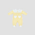 Moon Lemon Hearts Cotton Sleepsuit - Yellow / 3-6 mths