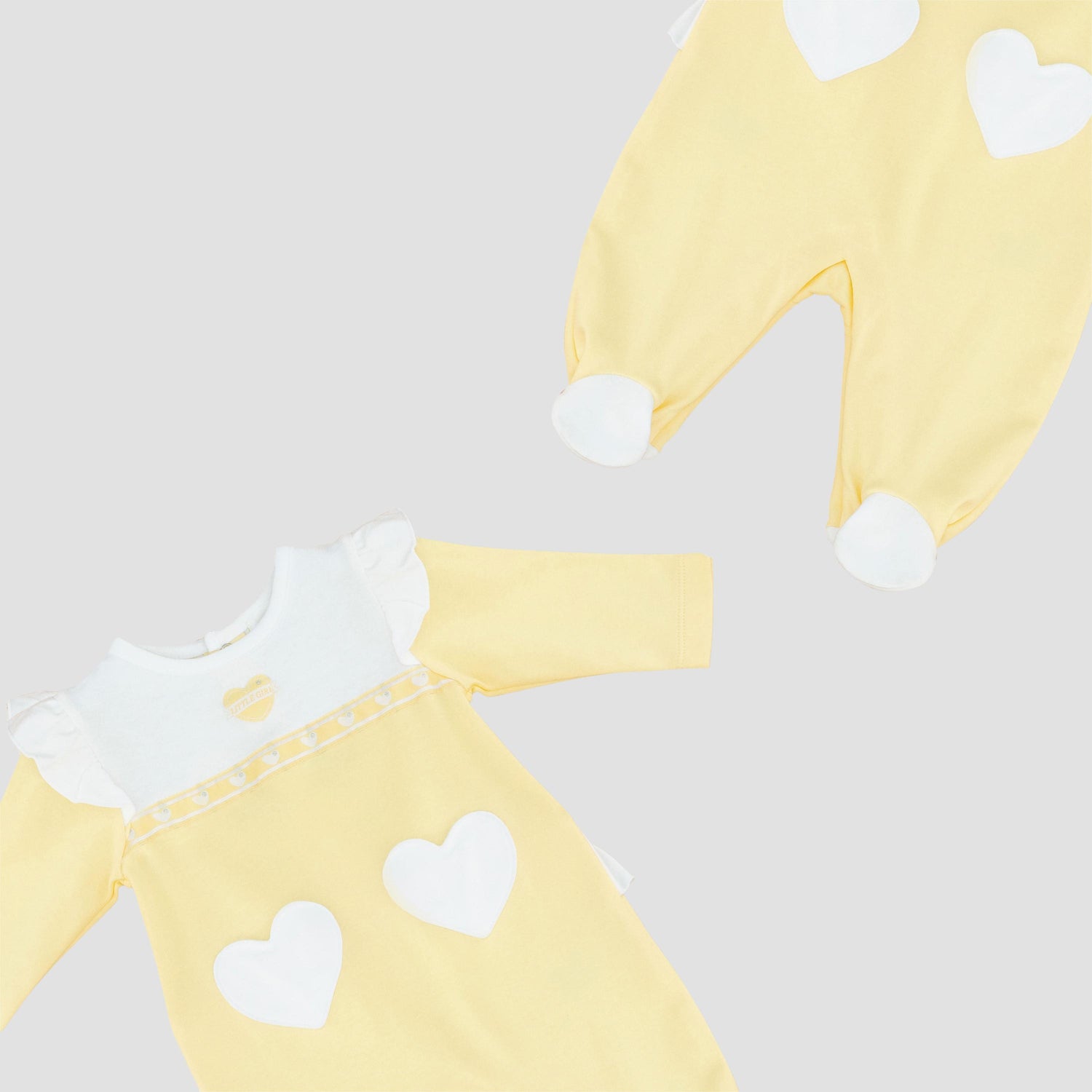 Moon Lemon Hearts Cotton Sleepsuit