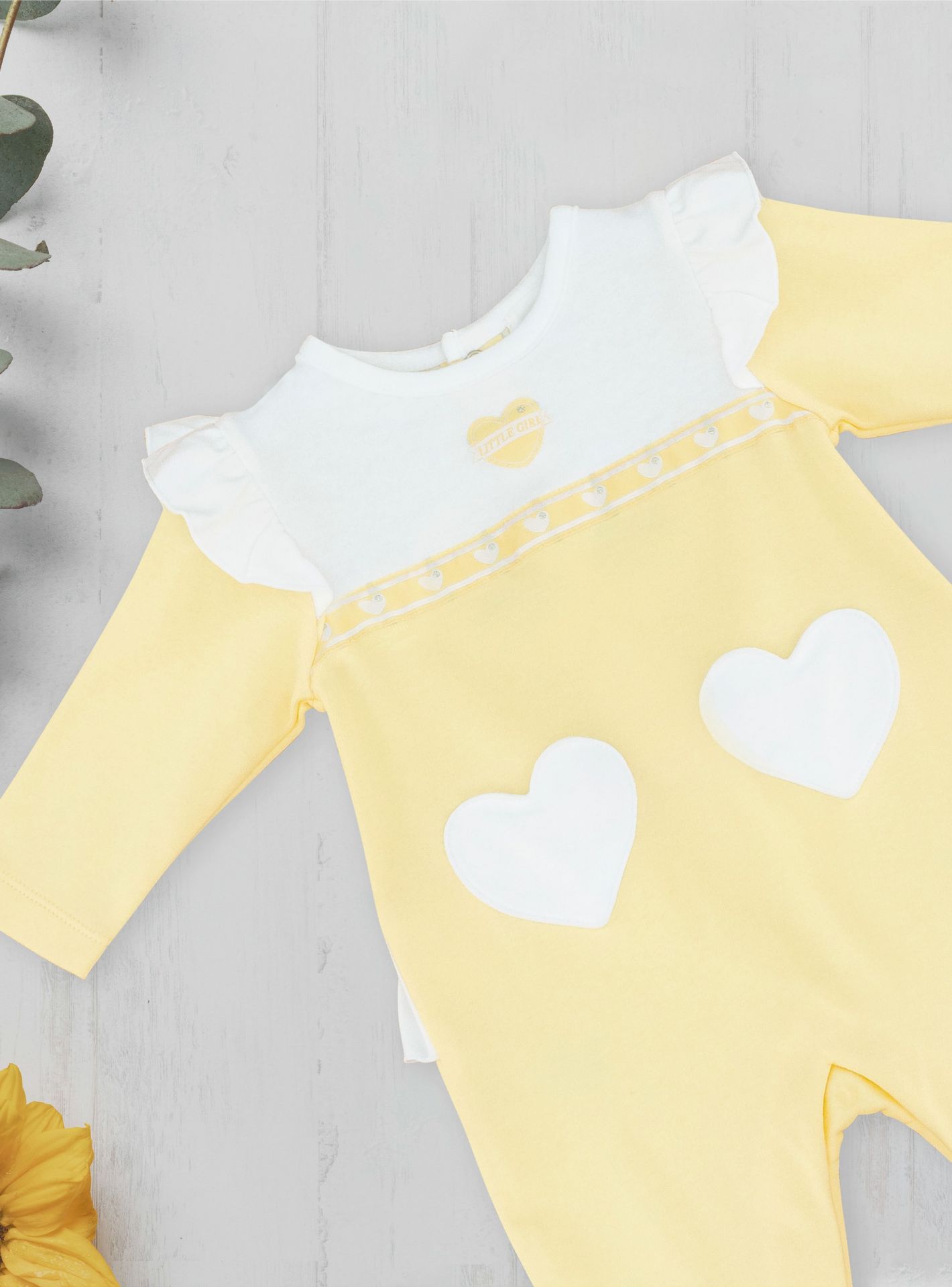 Moon Lemon Hearts Cotton Sleepsuit-baby-girls-clothing-nightwear-sleepsuits-image-5