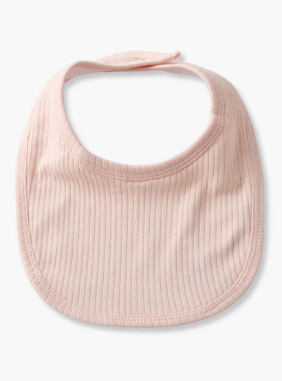 Pack of 5 Juniors Baby Bib with Ribbed Texture-baby-feeding-bibs-image-3