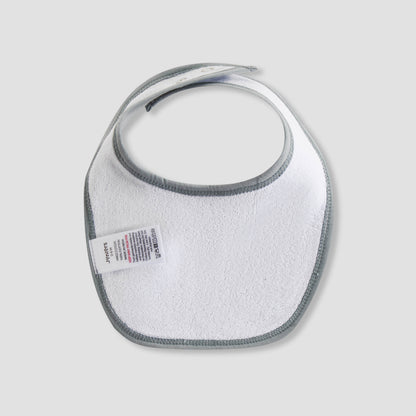 Pack of 5 Juniors Baby Bib with Snap Button Closure
