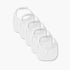 Pack of 5 Juniors Baby Bib with Ribbed Texture
