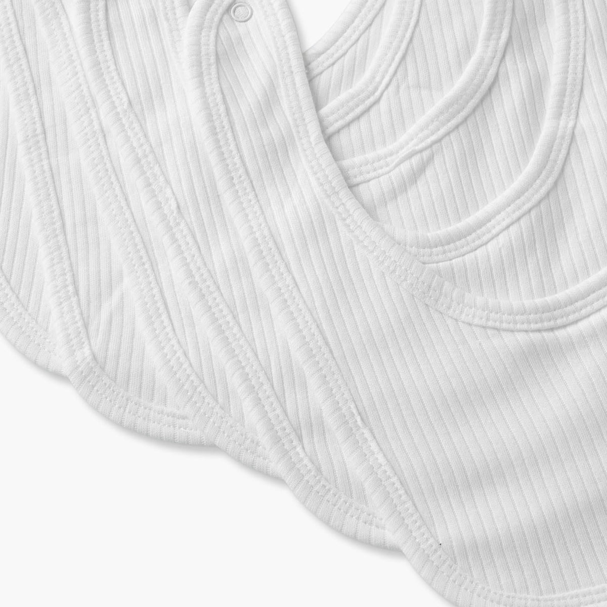 Pack of 5 Juniors Baby Bib with Ribbed Texture