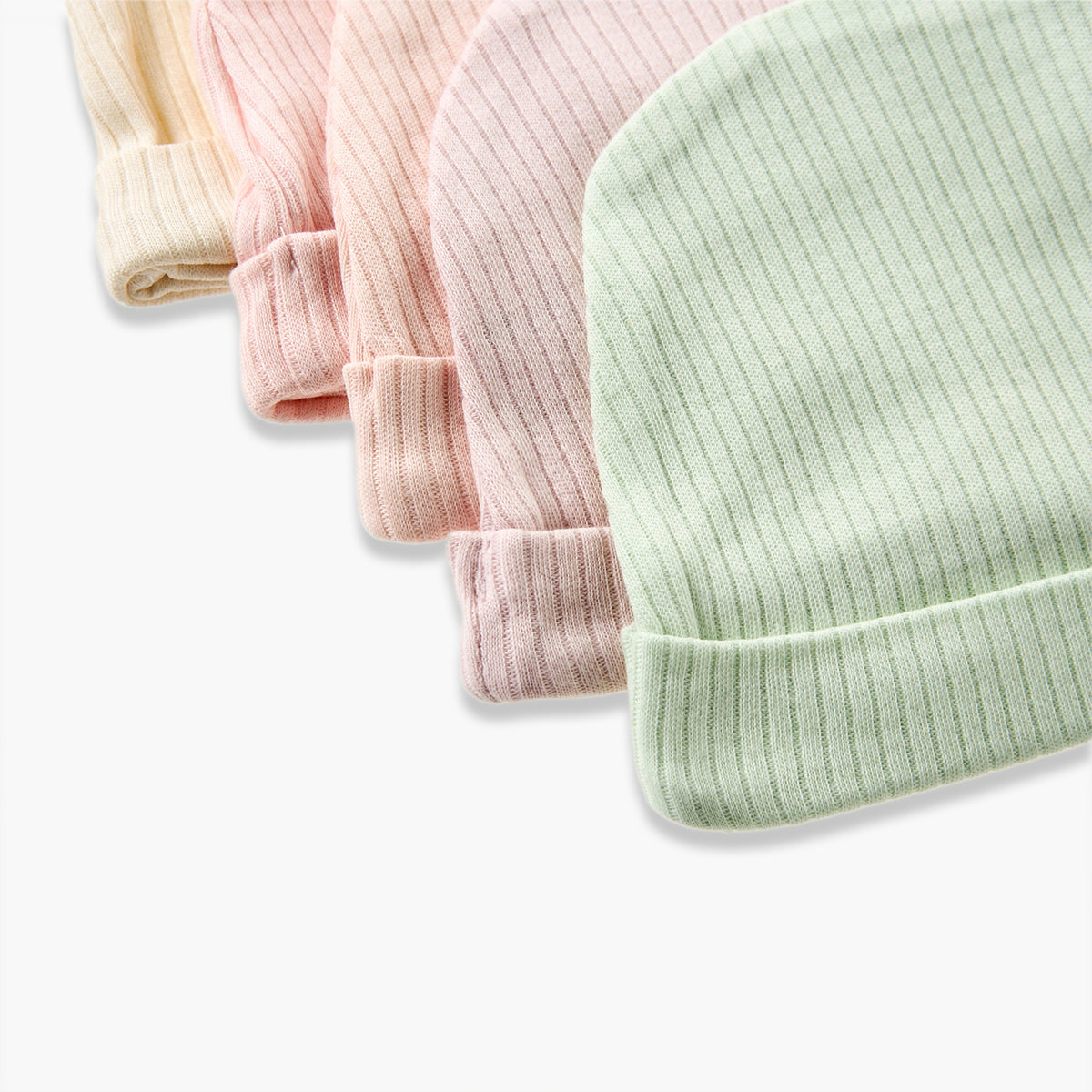 Pack of 5 Juniors Cap with Rolled Hem