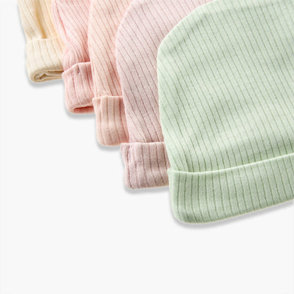 Pack of 5 Juniors Cap with Rolled Hem