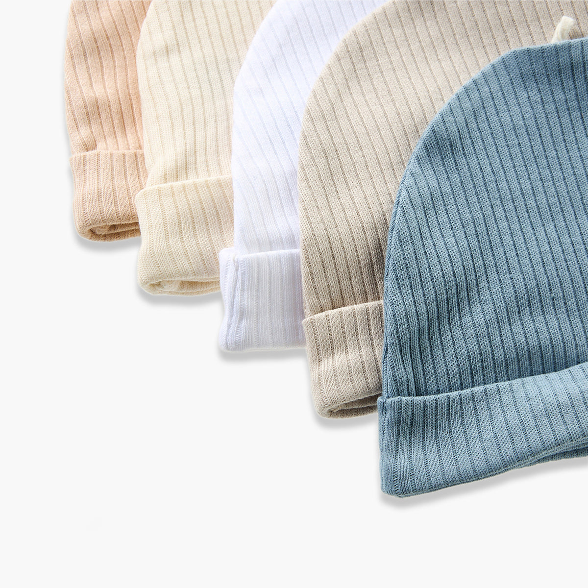 Pack of 5 Juniors Cap with Rolled Hem
