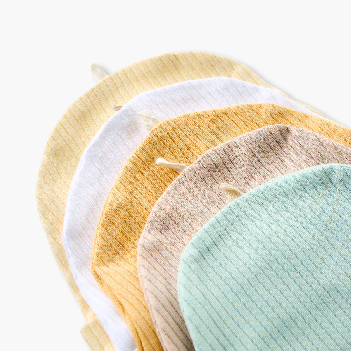 Pack of 5 Juniors Cap with Ribbed Design