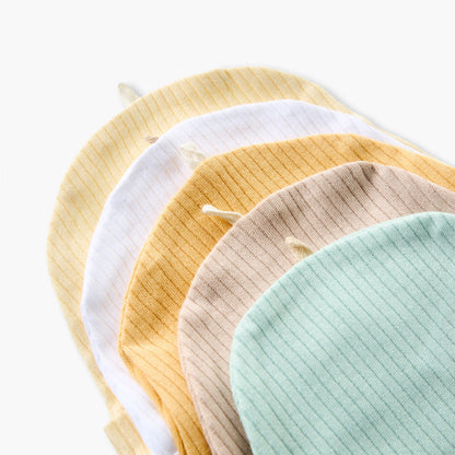 Pack of 5 Juniors Cap with Ribbed Design