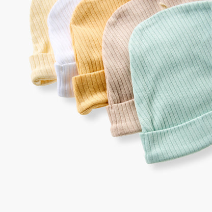 Pack of 5 Juniors Cap with Ribbed Design