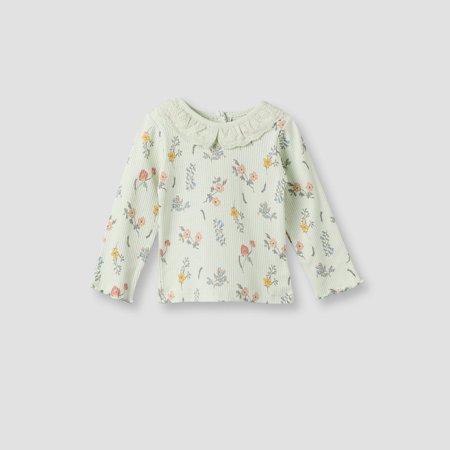 Pack of 3 Juniors Cotton Crew Neck Long Sleeves Pyjama Set with Floral Prints