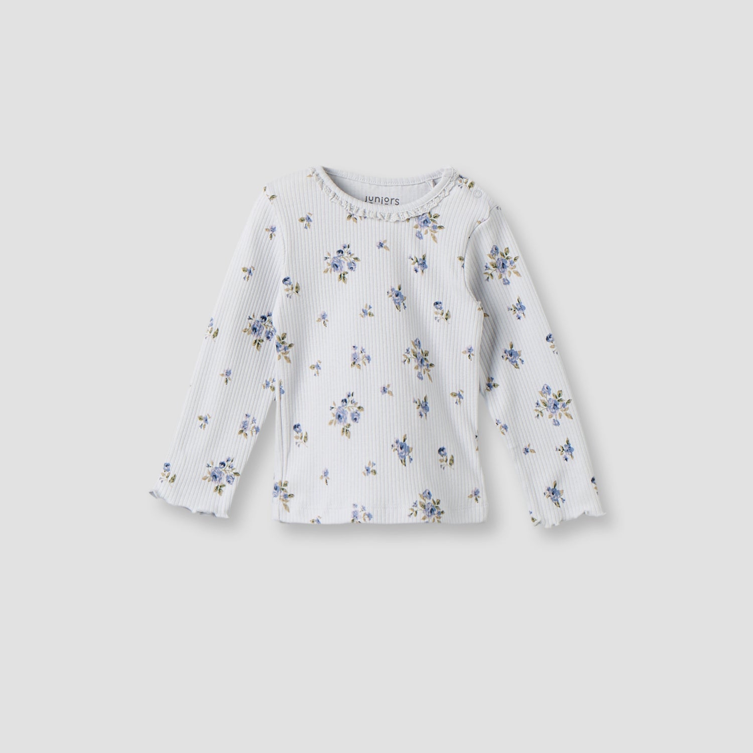 Pack of 3 Juniors Cotton Crew Neck Long Sleeves Pyjama Set with Floral Print
