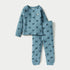 Juniors All-Over Car Print T-shirt and Pyjama Set - Blue / 12-18 mths