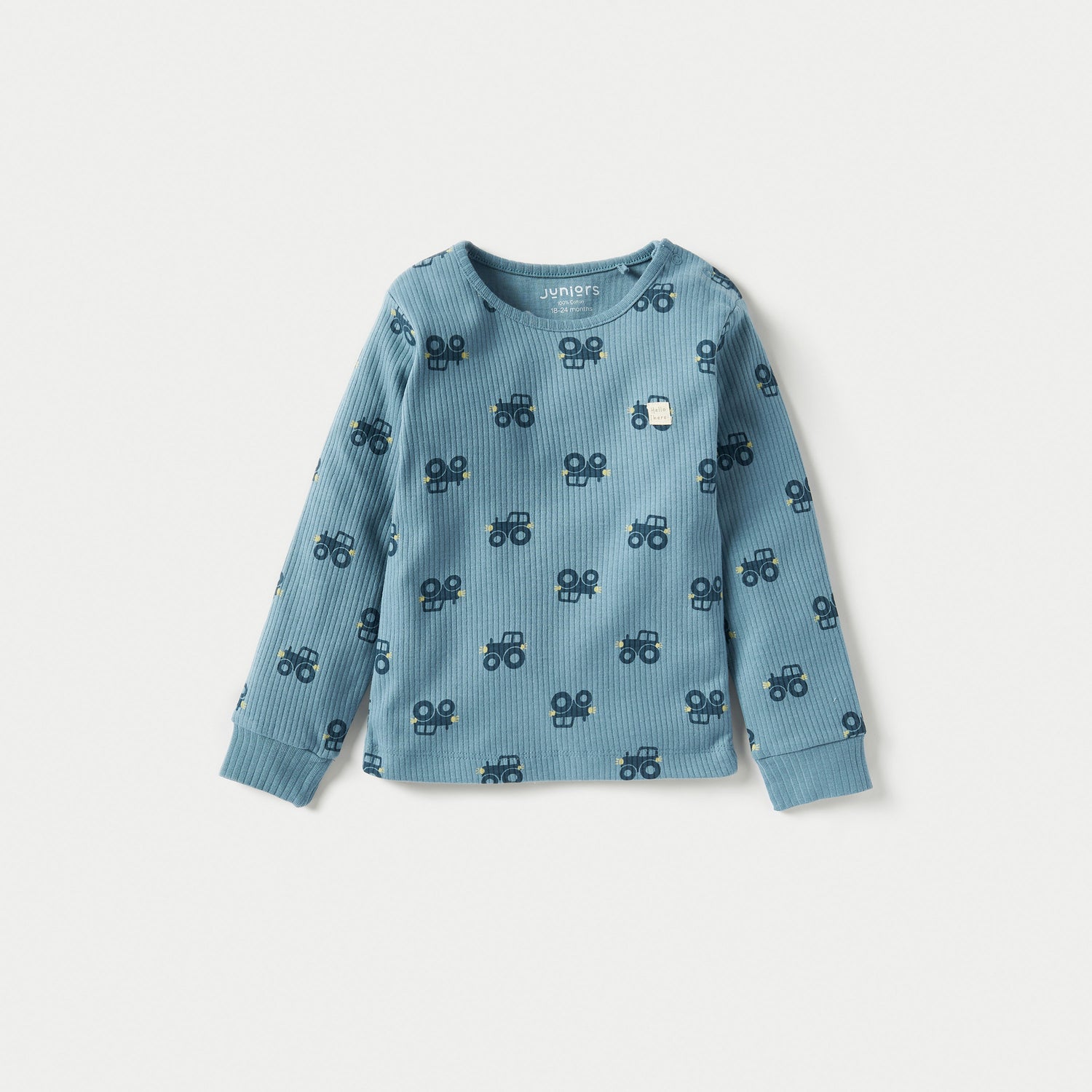 Juniors All-Over Car Print T-shirt and Pyjama Set