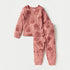 Juniors All-Over Bunny Print T-shirt and Pyjama Set - Pink / 12-18 mths