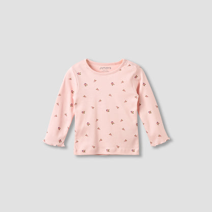 Pack of 3 Juniors Cotton Crew Neck Long Sleeves Pyjama Set with Floral Print
