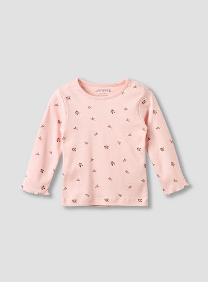 Pack of 3 Juniors Cotton Crew Neck Long Sleeves Pyjama Set with Floral Print-baby-girls-clothing-nightwear-pyjamasets-image-3