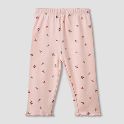 Pack of 3 Juniors Cotton Crew Neck Long Sleeves Pyjama Set with Floral Print