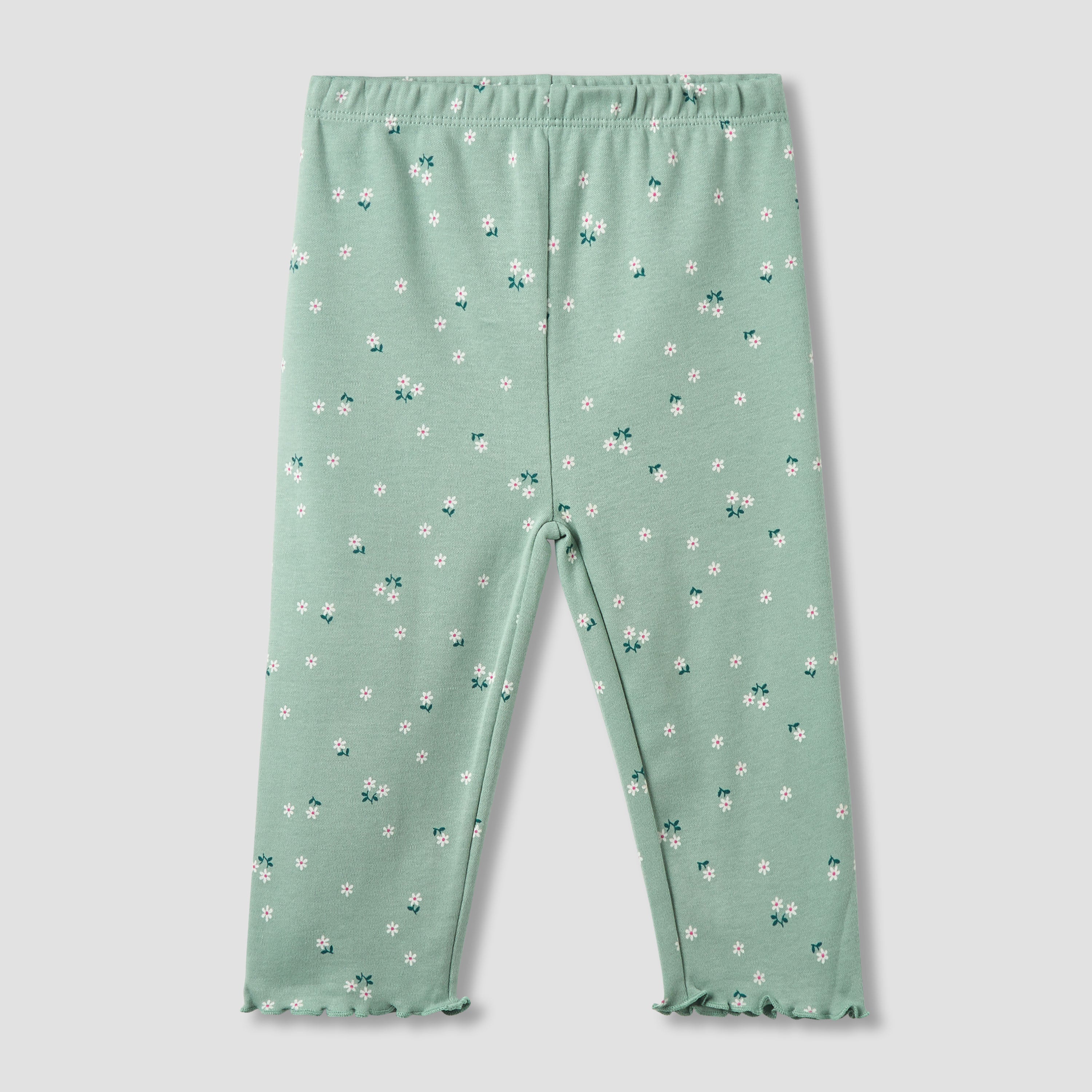 Pack of 3 Juniors Cotton Crew Neck Long Sleeves Pyjama Set with Floral Print