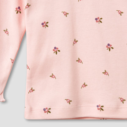 Pack of 3 Juniors Cotton Crew Neck Long Sleeves Pyjama Set with Floral Print