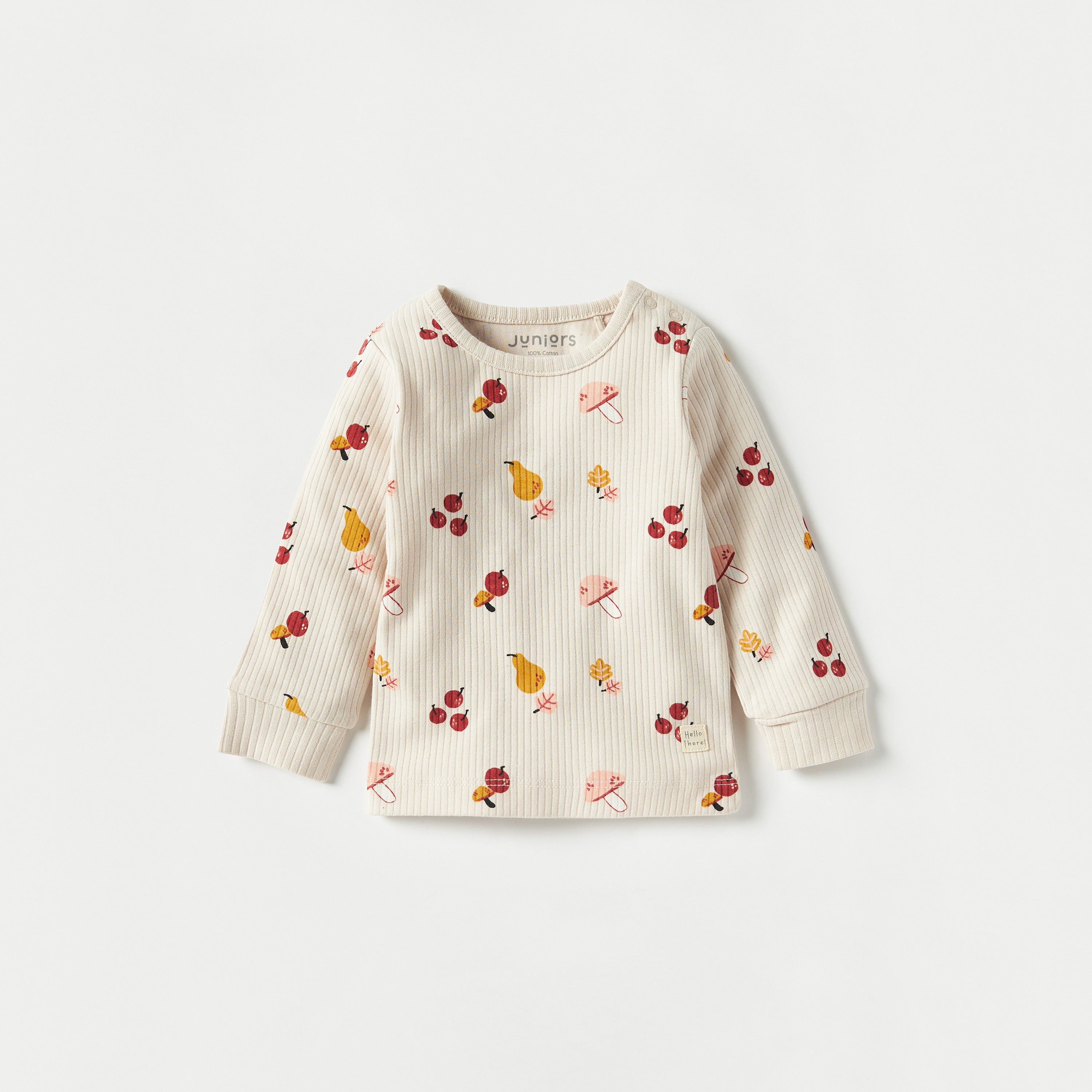 Juniors All-Over Fruit Print T-shirt and Pyjama Set