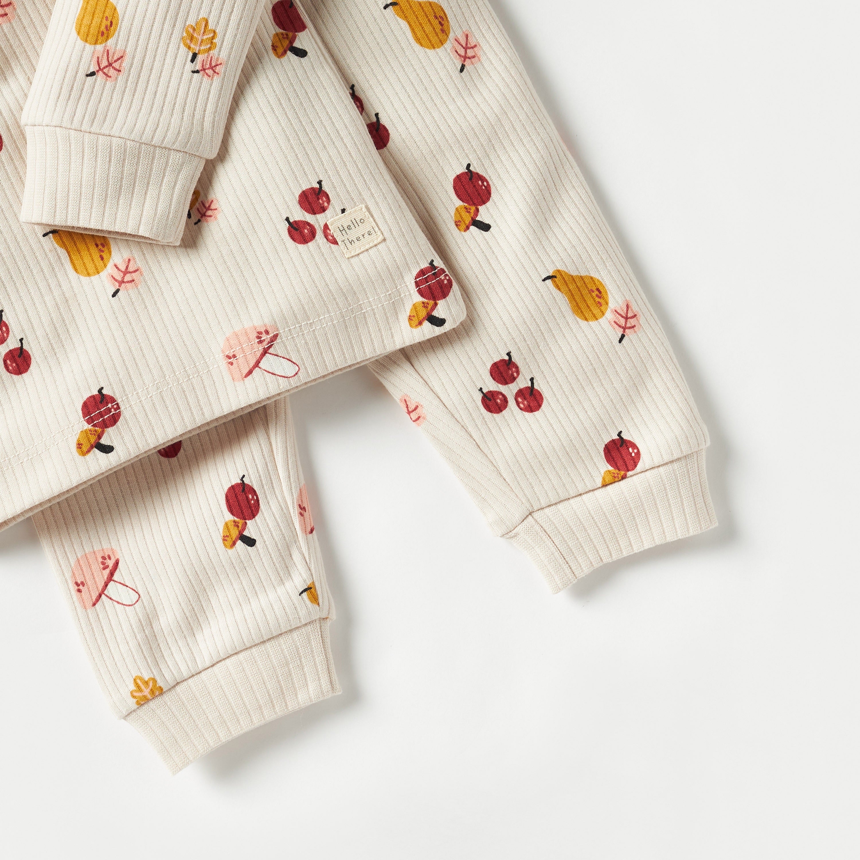Juniors All-Over Fruit Print T-shirt and Pyjama Set