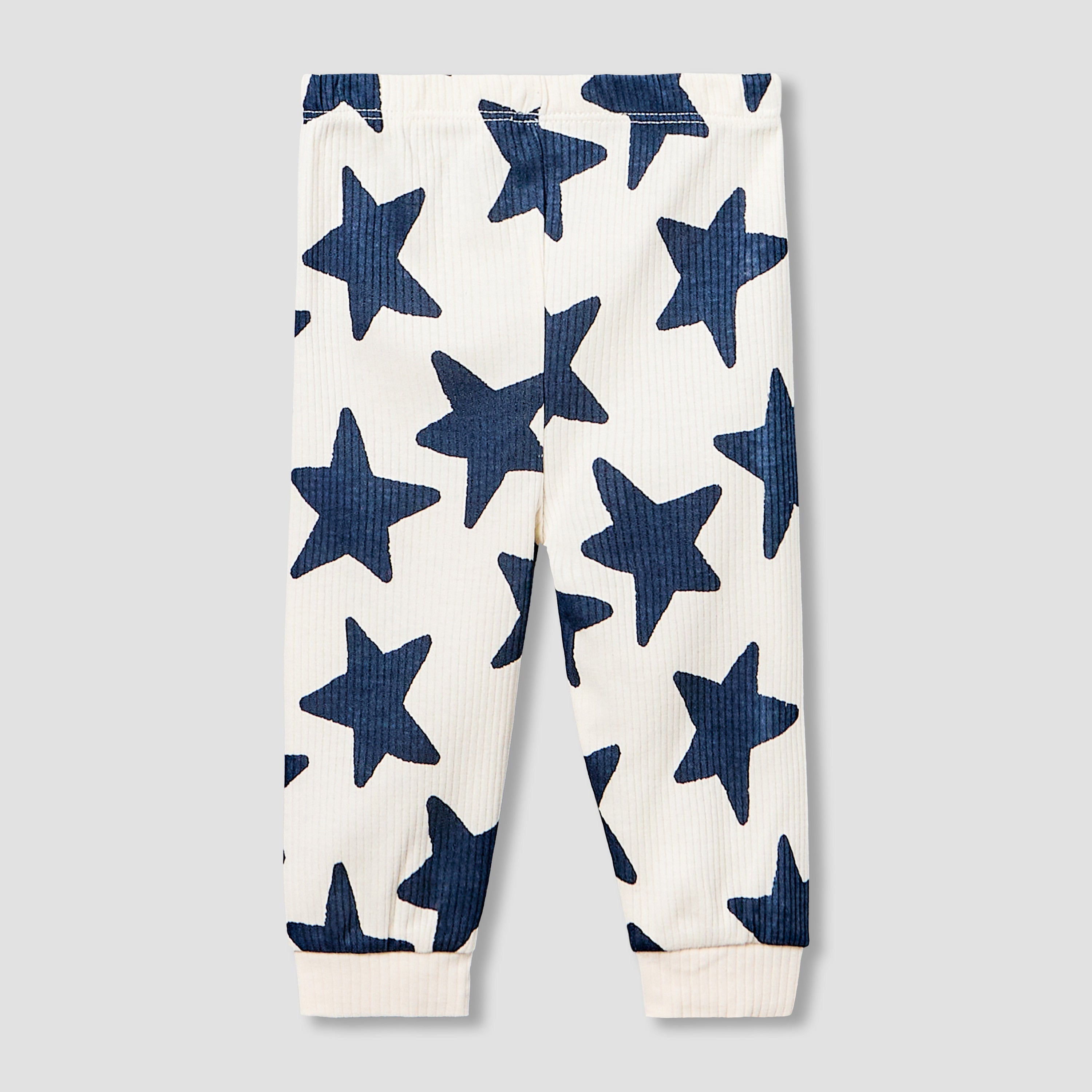 Set of 3 Juniors Cotton Long Sleeves Pyjama Set with Star Print