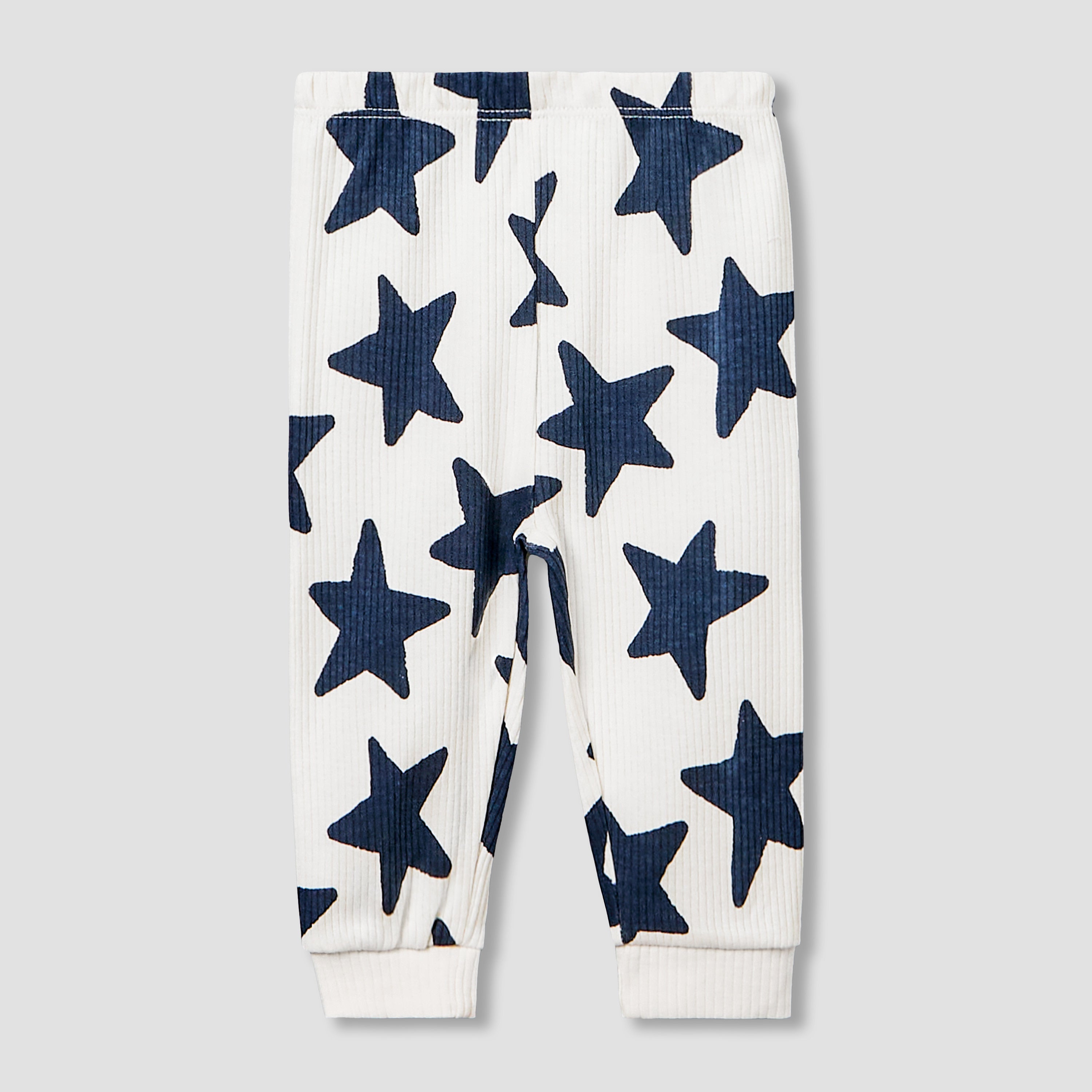 Set of 3 Juniors Cotton Long Sleeves Pyjama Set with Star Print