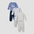 Set of 3 Juniors Cotton Long Sleeves Pyjama Set with Duck Print - Multicolour / 12-18 mths