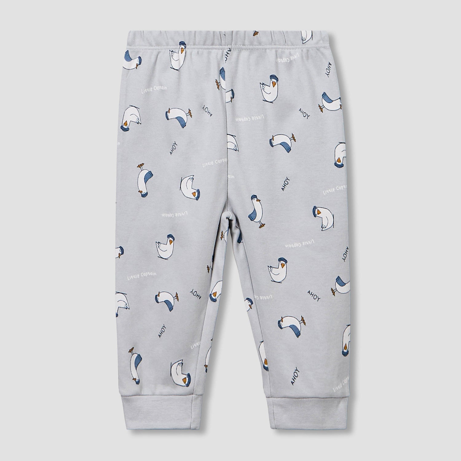 Set of 3 Juniors Cotton Long Sleeves Pyjama Set with Duck Print