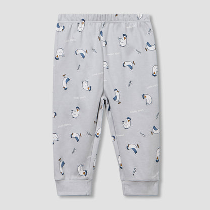 Set of 3 Juniors Cotton Long Sleeves Pyjama Set with Duck Print