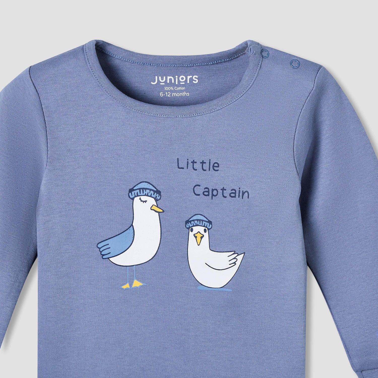 Set of 3 Juniors Cotton Long Sleeves Pyjama Set with Duck Print