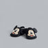 Mickey Mouse Applique Bedroom Slippers with Backstrap - Black / 20