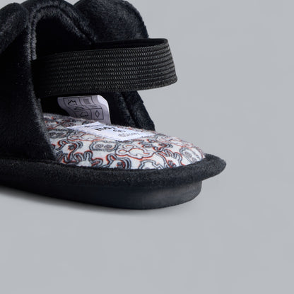 Mickey Mouse Applique Bedroom Slippers with Backstrap