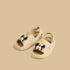 Mickey Mouse Applique Slides with Hook and Loop Closure - Cream / 20