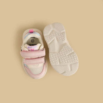 Minnie Mouse Applique Sports Shoes with Hook and Loop Closure