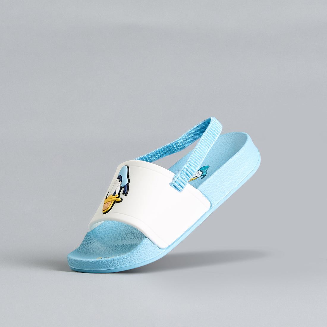 Donald Duck Applique Slides with Backstrap - Blue / 20
