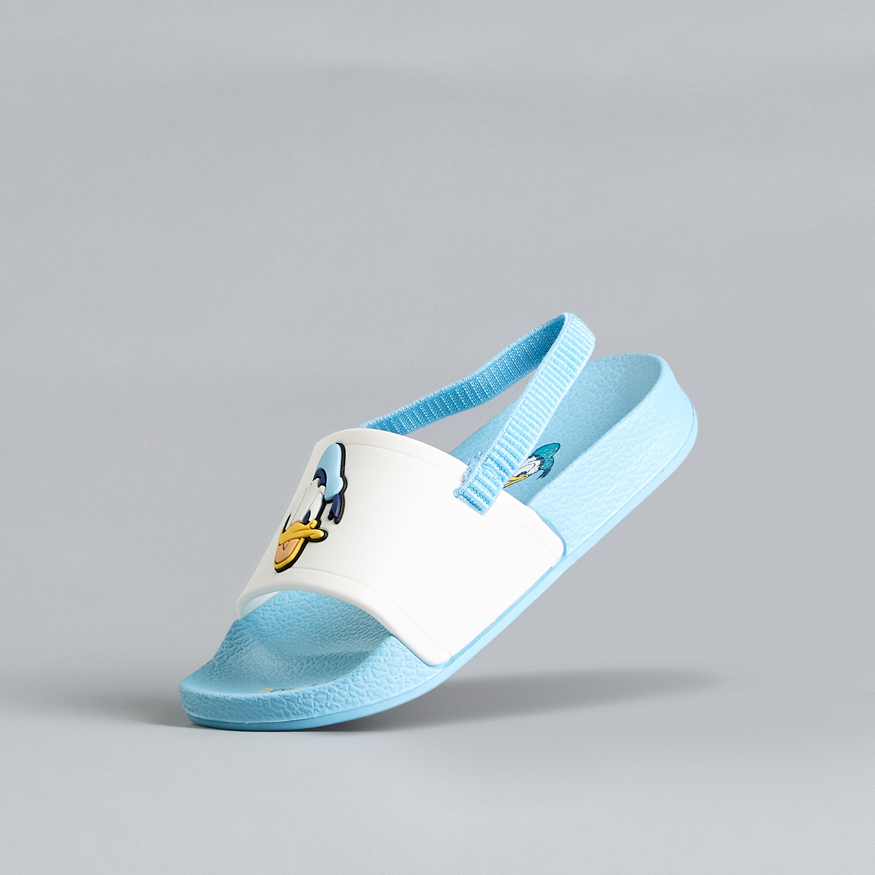Donald Duck Applique Slides with Backstrap - Blue / 20